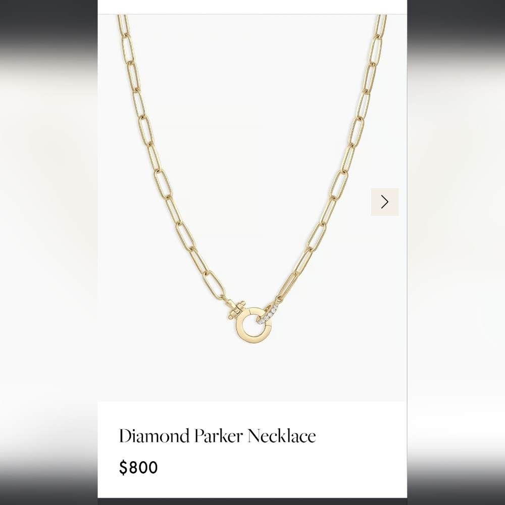 Gorjana 14k Diamond Parker Necklace